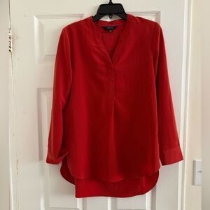 🤎 IMNYC Isaac Mizrahi Copper Brown Blouse – Size S/P